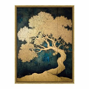 Martha Stewart Perry St. Golden Elm Study Framed Canvas Wall Art