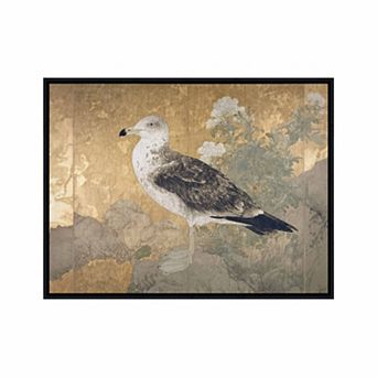 Martha Stewart Perry St. Shorebird Study Framed Canvas Wall Art