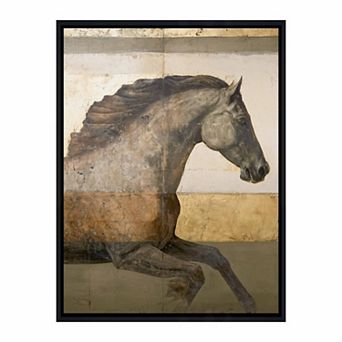 Martha Stewart Perry St. Grey Thoroughbred Study Framed Canvas Wall Art