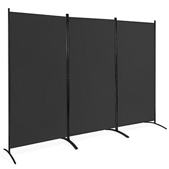 Costway 3-Panel Room Divider Folding Privacy Partition Screen for Office Room