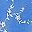 Blue Floral Vine