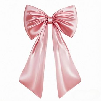 Bow Room Decor, 40x24 in Satin Ribbon Tie Birthday Decorations, Giant Hanging Wall Decor