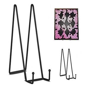 3 Pack Plate Stand Large Easel Table Top Picture Frame Holder Display Book Canvas