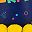 Yellow Dark Blue