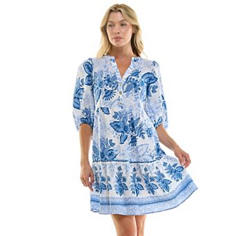 Women's Luxology Flounce V-Neck Dress