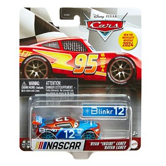 Mattel Disney / Pixar's Cars Ryan "Inside" Laney NASCAR 1:55 Scale Die-Cast Metal Toy Car