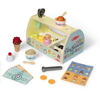 Melissa & Doug Van Leeuwen Scoop Shop Ice Cream Playset