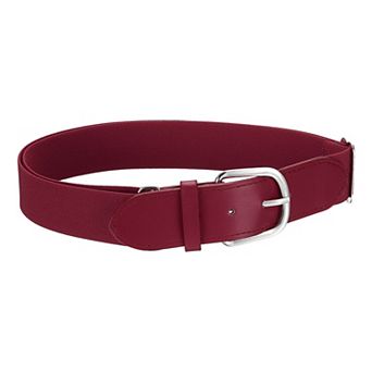 Baseball Belt Softball Belt PU Leather Adjustable Elastic