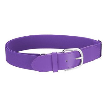 Baseball Belt Softball Belt PU Leather Adjustable Elastic