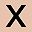 Red Letter X