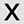 White Letter X