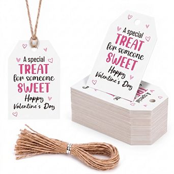 Valentine's Day Gift Tags with Twine
