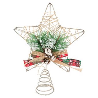 Openwork Geometric Star, Luxury Adjustable Disappearing Base Accent 9.1 Inches