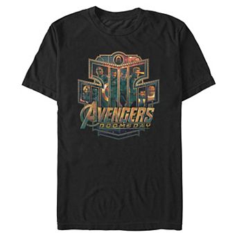 Men's Marvel Avengers Doomsday Framed Poster Graphic Tee