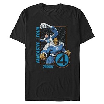 Men's Marvel Avengers Doomsday Fantastic Four Poster Graphic Tee