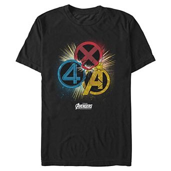 Men's Marvel Avengers Doomsday Teams Stamps Graphic Tee