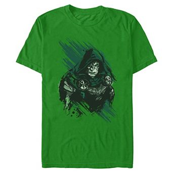 Men's Marvel Avengers Doomsday Dr. Doom Sketch Portrait Graphic Tee