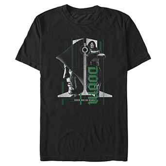 Men's Marvel Avengers Doomsday Dr. Doom No Rivals Poster Graphic Tee