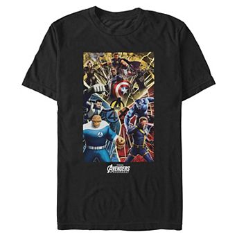 Men's Marvel Avengers Doomsday Heroes New Group Graphic Tee