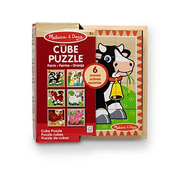 Melissa & Doug 16 pc Farm Cube Puzzle