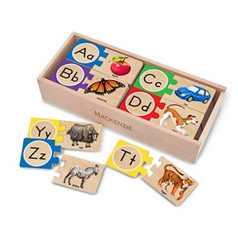 Melissa & Doug Alphabet 52 pc Self-Correcting Letter Puzzle Set