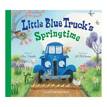 Little Blue Truck's Springtime Lift-The-Flap Board Book