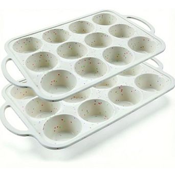 2 Pack Silicone Muffin Pans For Baking
