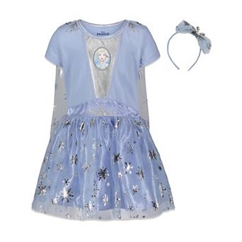 Disney's Frozen Cosplay Dress with Cape and Headband Set