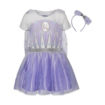 Disney's Frozen Cosplay Dress with Cape and Headband Set