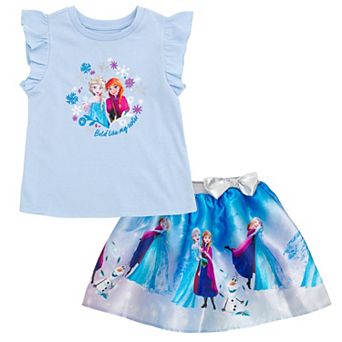 Disney's Frozen 2 pc Sleeveless Top and Skirt Set