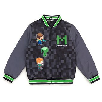 Minecraft Varsity Bomber Jacket