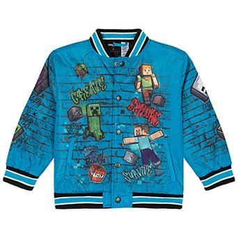Minecraft Varsity Bomber Jacket