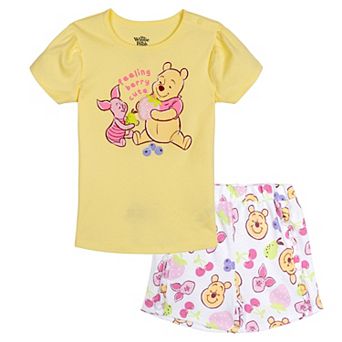 Disney's Winnie the Pooh T-Shirt and French Terry Shorts Set