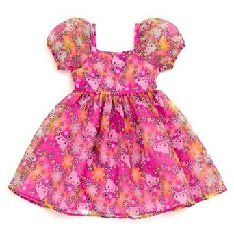 Hello Kitty Organza Short Sleeve Dress