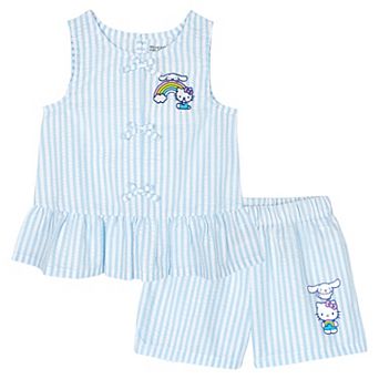 Hello Kitty 2 pc Sleeveless Top and Shorts Set