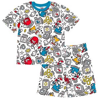 SEGA Sonic the Hedgehog 2 pc Tee and Shorts Set
