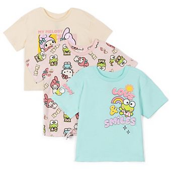 Hello Kitty 3-Pack Short Sleeve T-Shirts