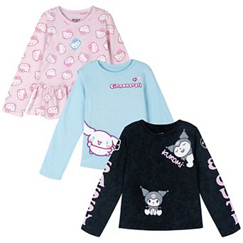 Hello Kitty 3-Pack Long Sleeve Tees