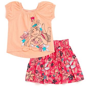 Disney's Moana T-Shirt and Bubble Skirt Set