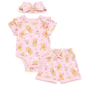 Disney's Winnie the Pooh Bodysuit and Shorts Set