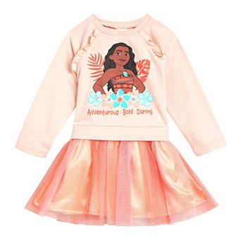 Disney's Moana Long Sleeve Tutu Dress