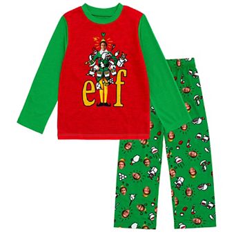 Elf 2 pc Pajama Shirt and Pants Set