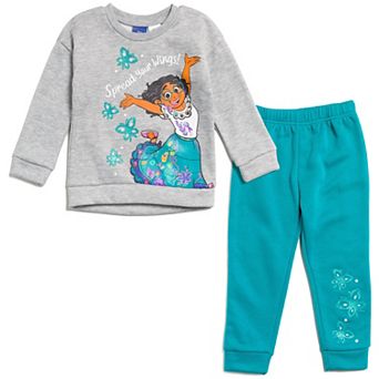Disney's Encanto Mirabel 2 pc Fleece Sweatshirt and Pants Set