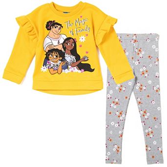 Disney's Encanto 2 pc Fleece Sweatshirt and Leggings Set