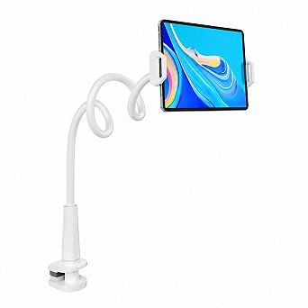 Gooseneck Tablet Holder Flexible 360 Rotation Hands Free Mount For Devices