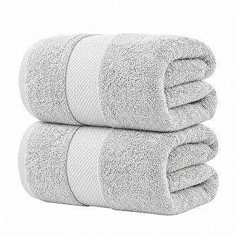 2-Pack Luxury Bath Sheets Extra Soft Quick Dry Absorbent Turkish Cotton