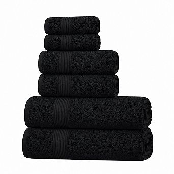 Ultra Soft 100% Cotton Towel Set Quick Dry Absorbent Durable Machine Washable
