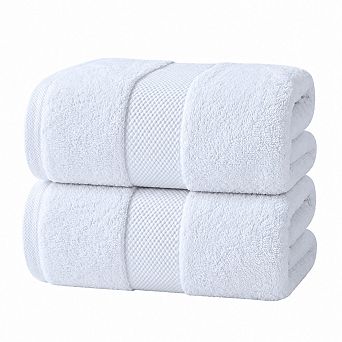 2-Pack Luxury Bath Sheets Extra Soft Quick Dry Absorbent Turkish Cotton