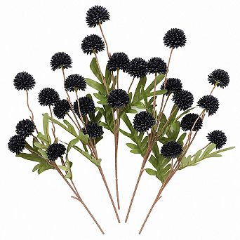6 pc Faux Silk Mums Artificial Flowers For DIY Wedding Home Decor