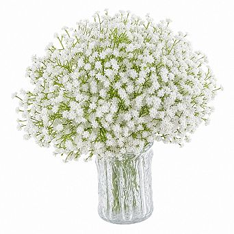 30 pc Artificial Babys Breath Flowers Realistic Faux Floral Decor for Wedding Home